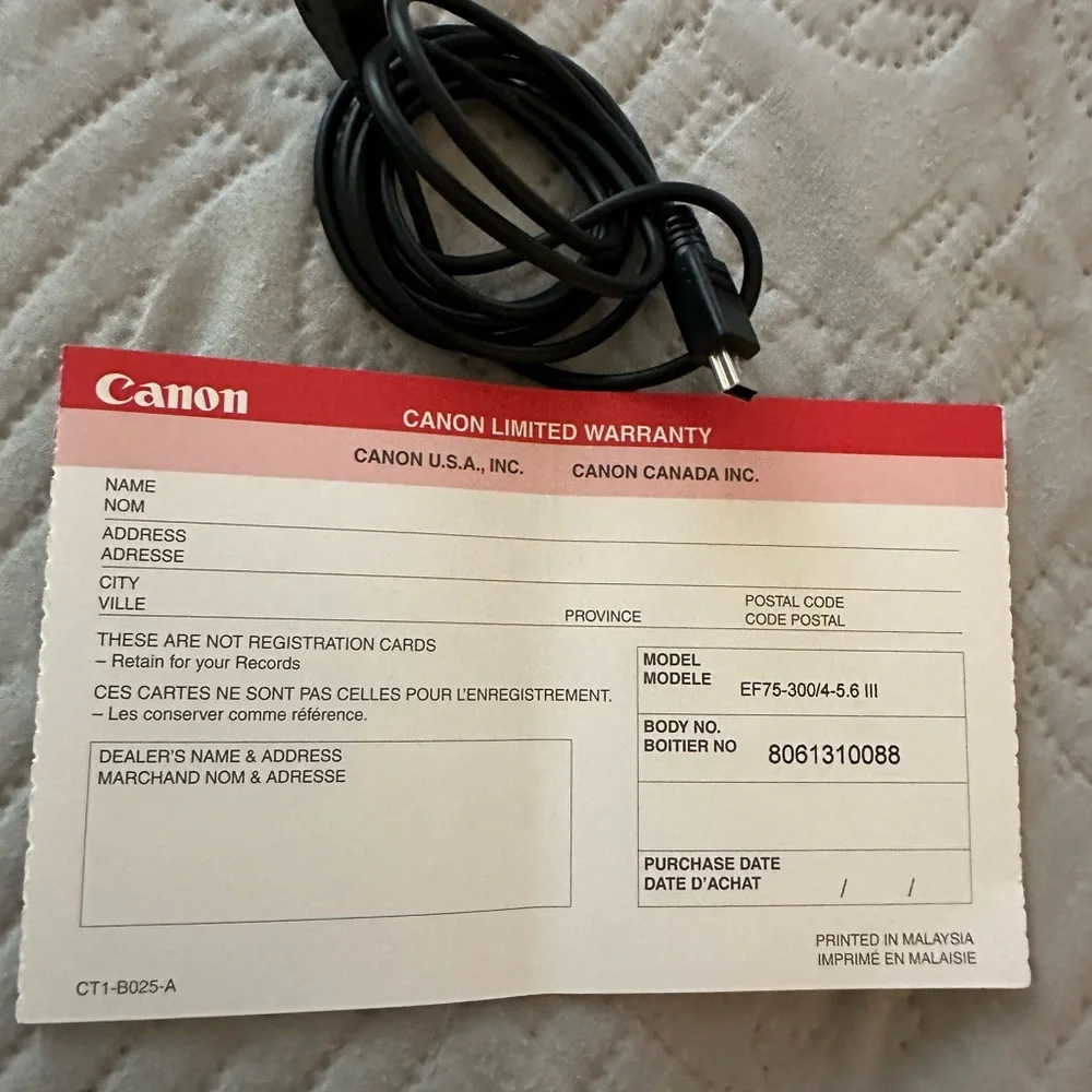 Canon EOS Rebel T6